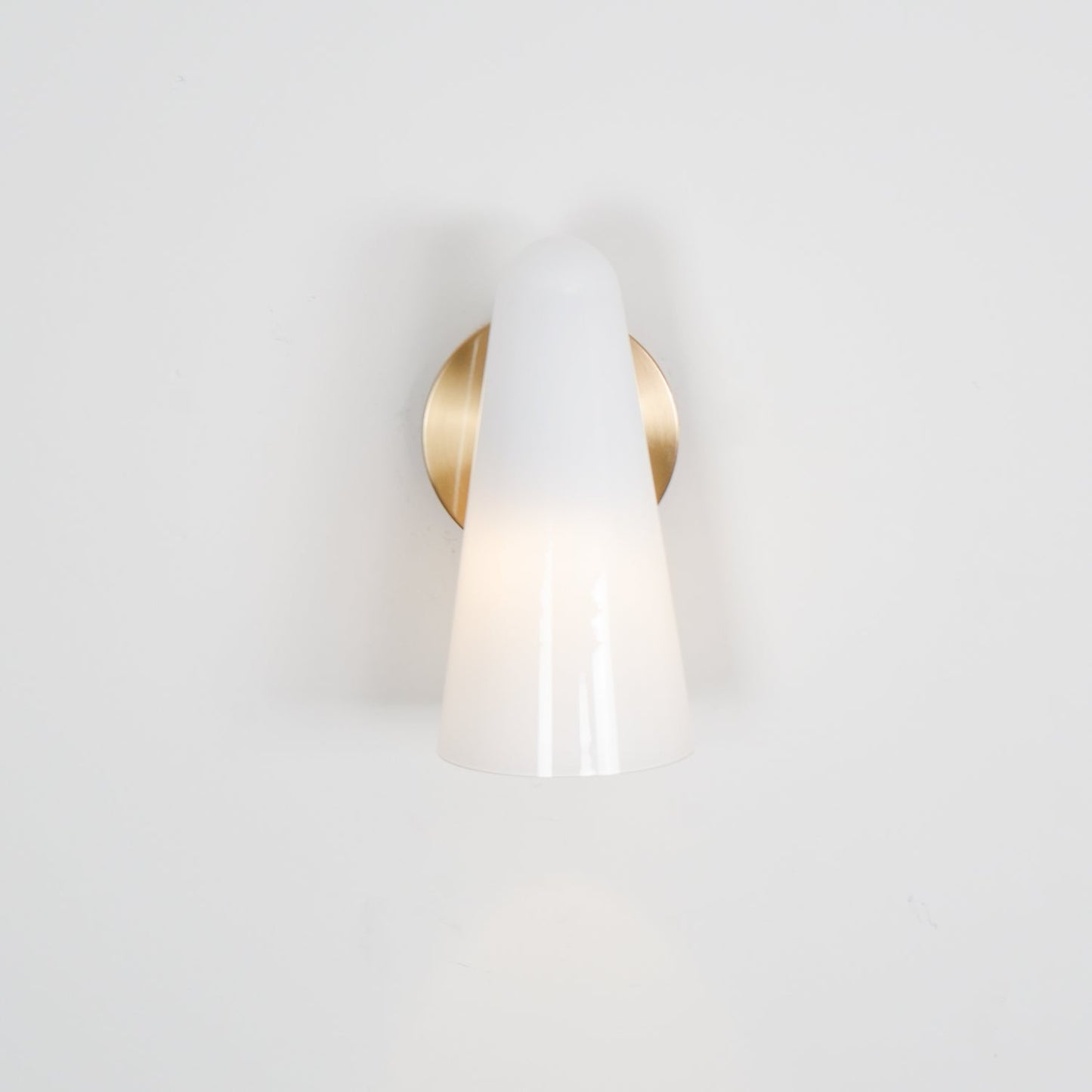 Conical Glass Wall Lamp