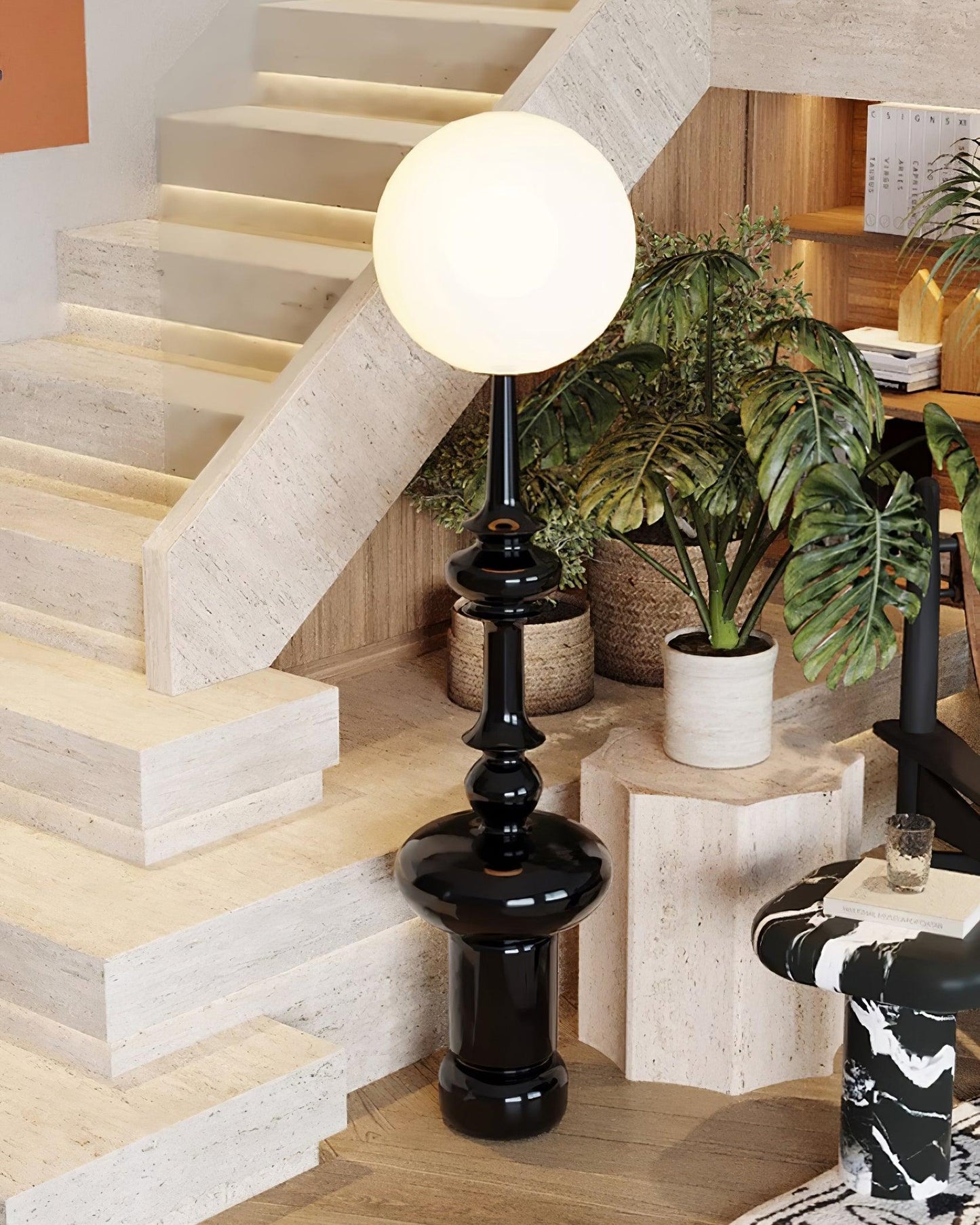 Roman Column Ambient Floor Lamp Floor Lamp