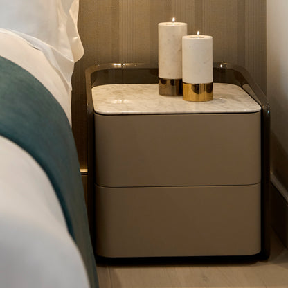 Contemporary Bedside Cabinet With Drawers