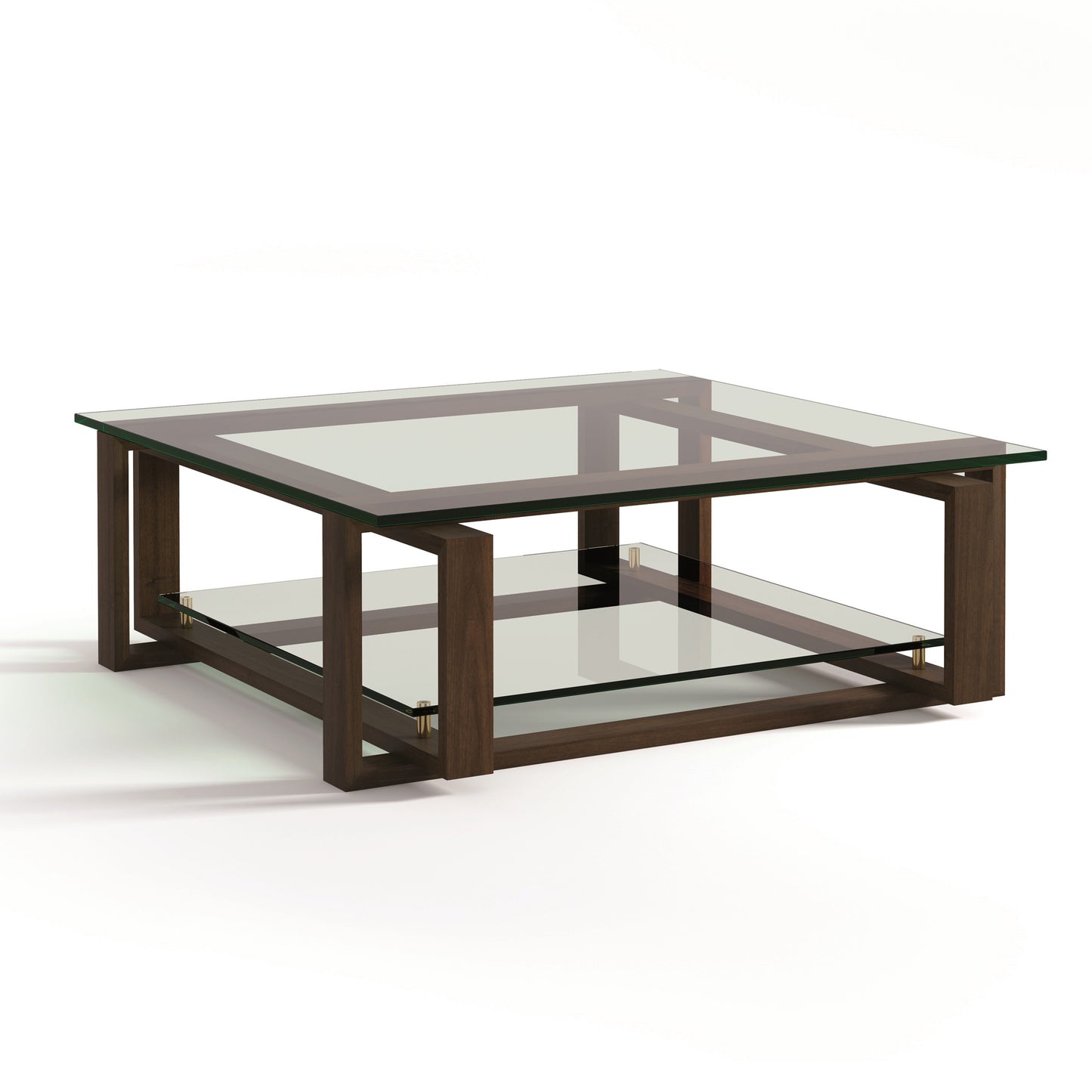 Contemporary Glass Top Coffee Table