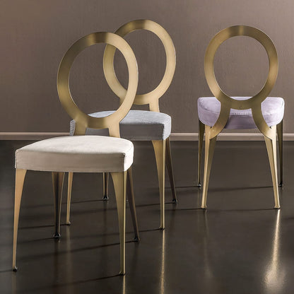 Contemporary Italian Designer Brass Chair