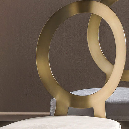 Contemporary Italian Designer Brass Chair