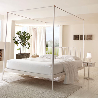 Contemporary Italian Designer Four Poster Bed