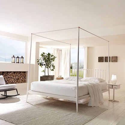 Contemporary Italian Designer Four Poster Bed