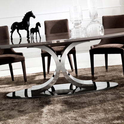 Contemporary Italian Oval Dining Table