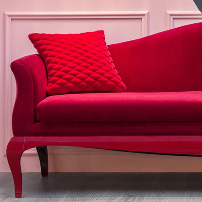 Contemporary Retro Designer Velvet Sofa