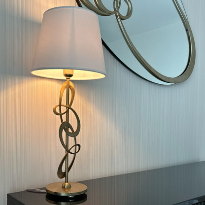 Contemporary Twisted Table Lamp