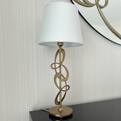 Contemporary Twisted Table Lamp