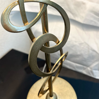 Contemporary Twisted Table Lamp