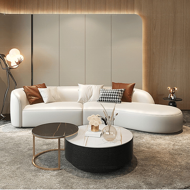 Contemporary Curved Sectional Sofa