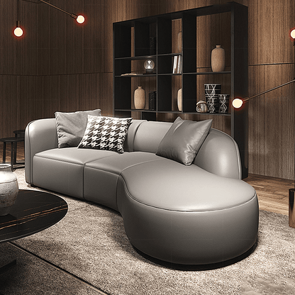 Contemporary Curved Sectional Sofa