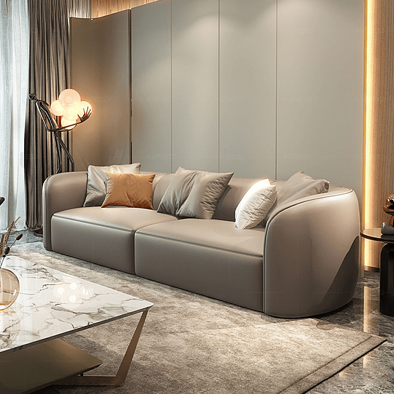 Contemporary Curved Sectional Sofa