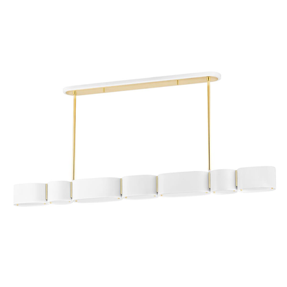 Corbett Lighting Opal 54 Inch Linear Suspension Light Cp749101