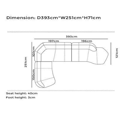 Corner Surf Sectional Sofa