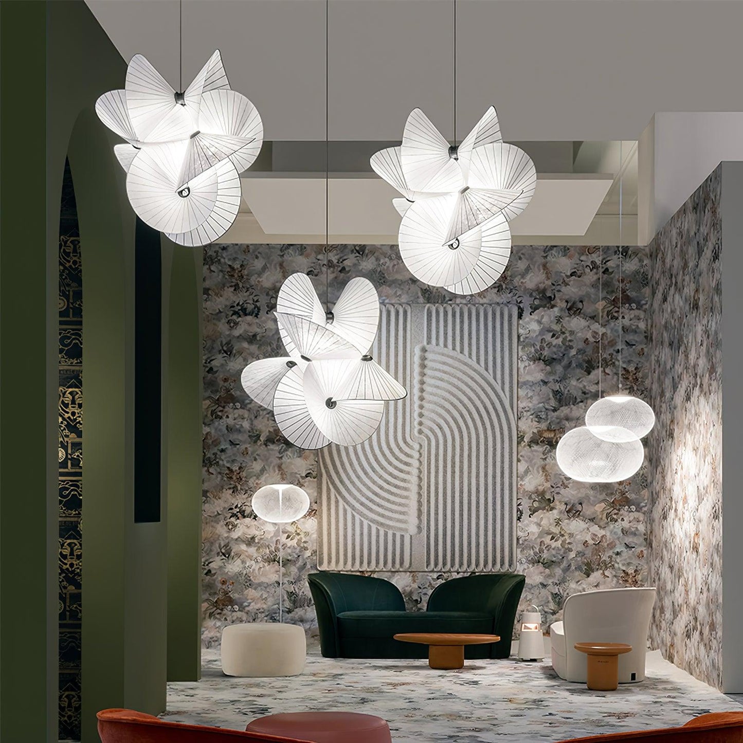 Cory Scalloped Pendant Light