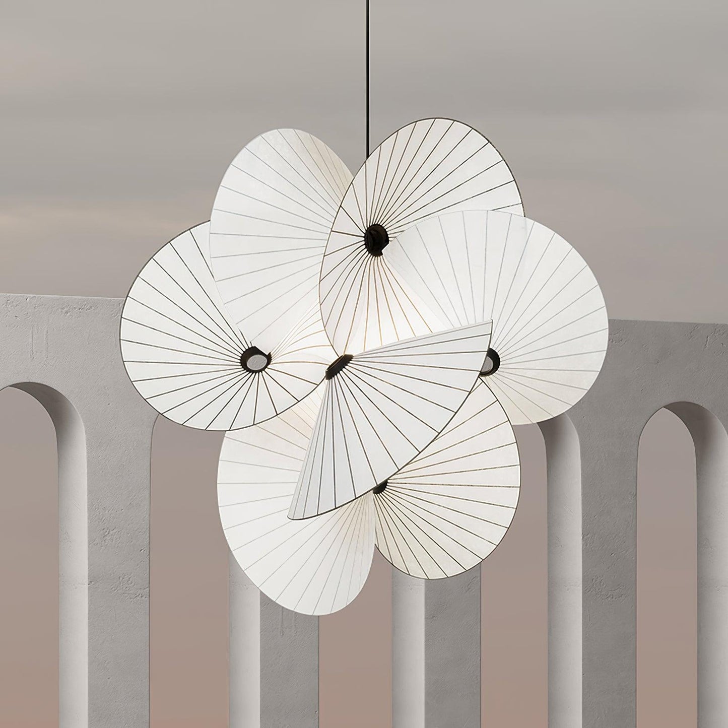 Cory Scalloped Pendant Light