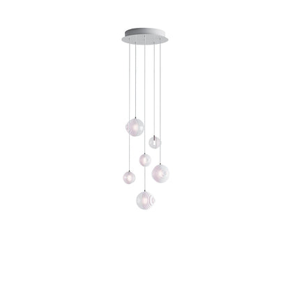 Cosmic Sphere Cascade Chandelier