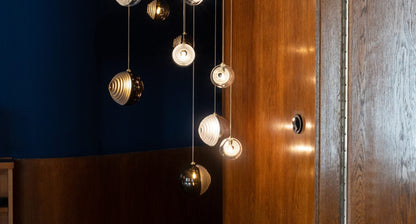 Cosmic Sphere Cascade Chandelier