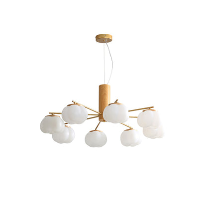 Cotton Balls Chandelier