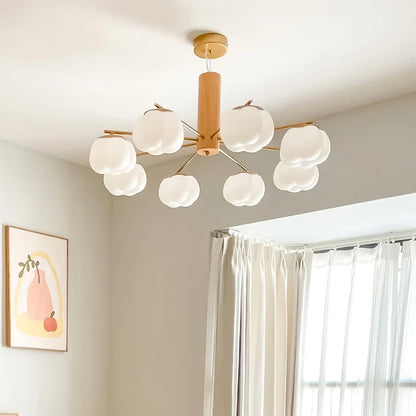 Cotton Balls Chandelier