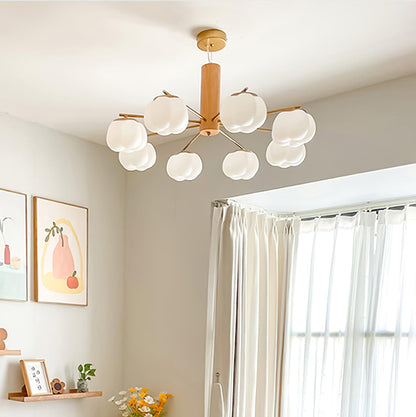 Cotton Balls Chandelier