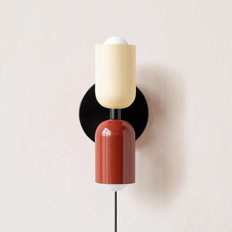 Couleur Double Plug In Wall Lamp