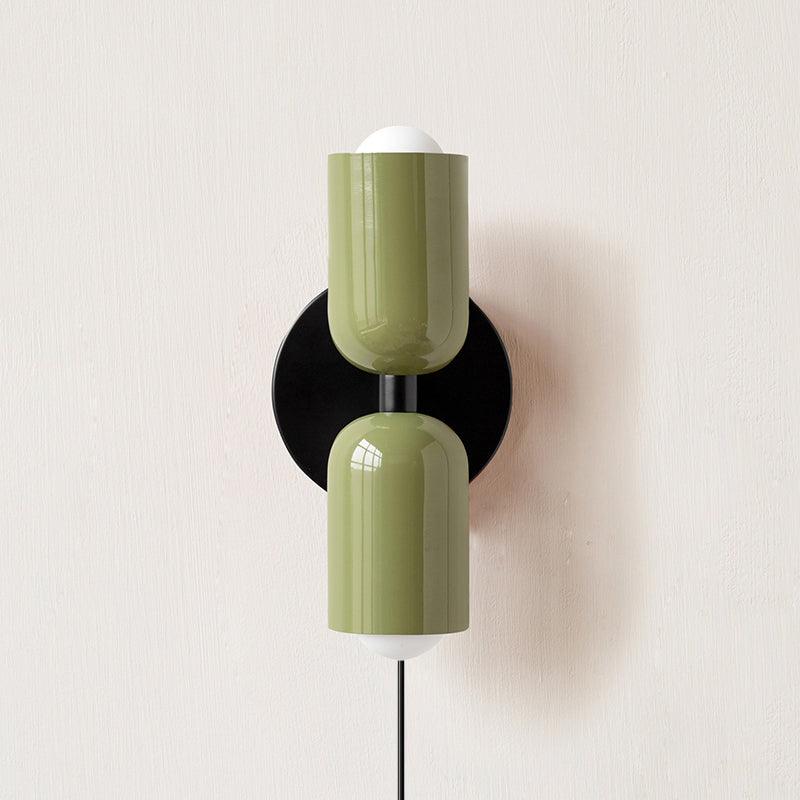 Couleur Double Plug In Wall Lamp