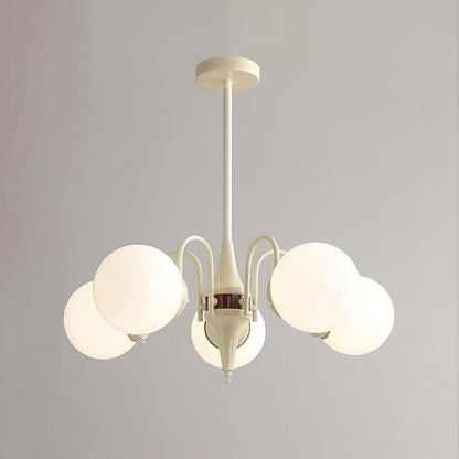 Cream Ball Chandelier