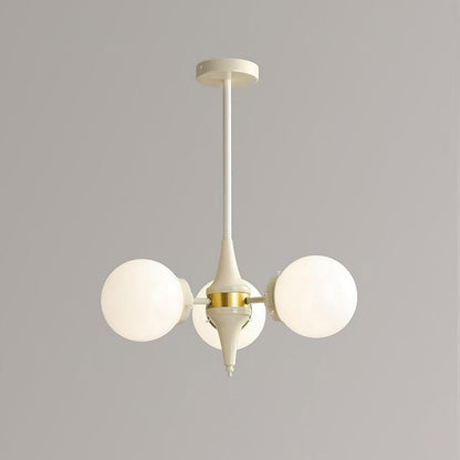 Cream Ball Chandelier