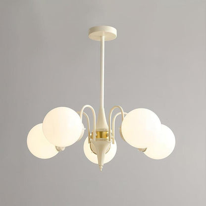 Cream Ball Chandelier