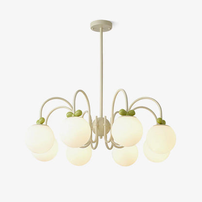 Cream Cherry Chandelier