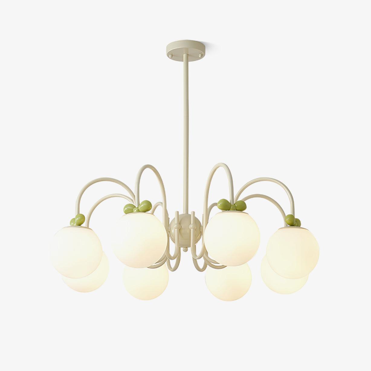 Cream Cherry Chandelier