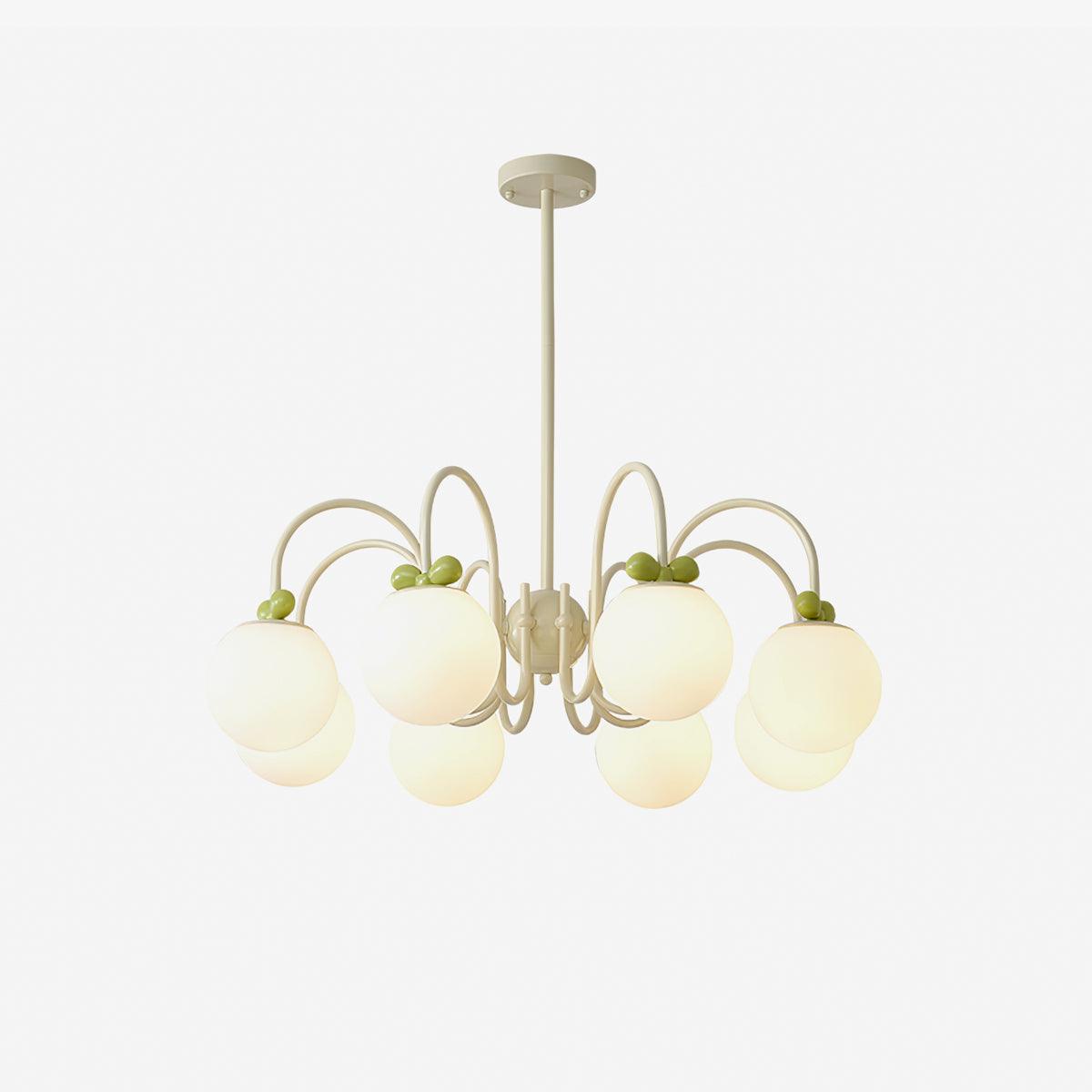 Cream Cherry Chandelier