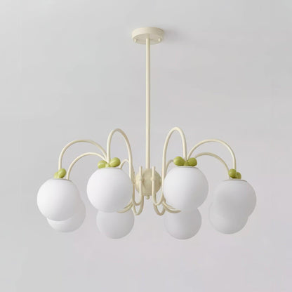 Cream Cherry Chandelier