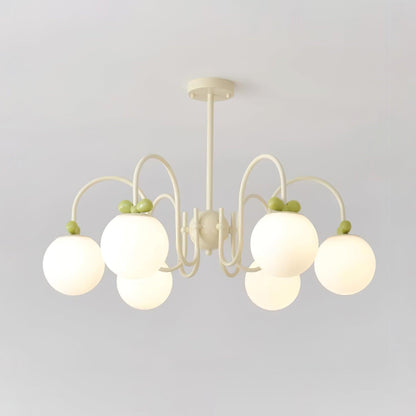 Cream Cherry Chandelier