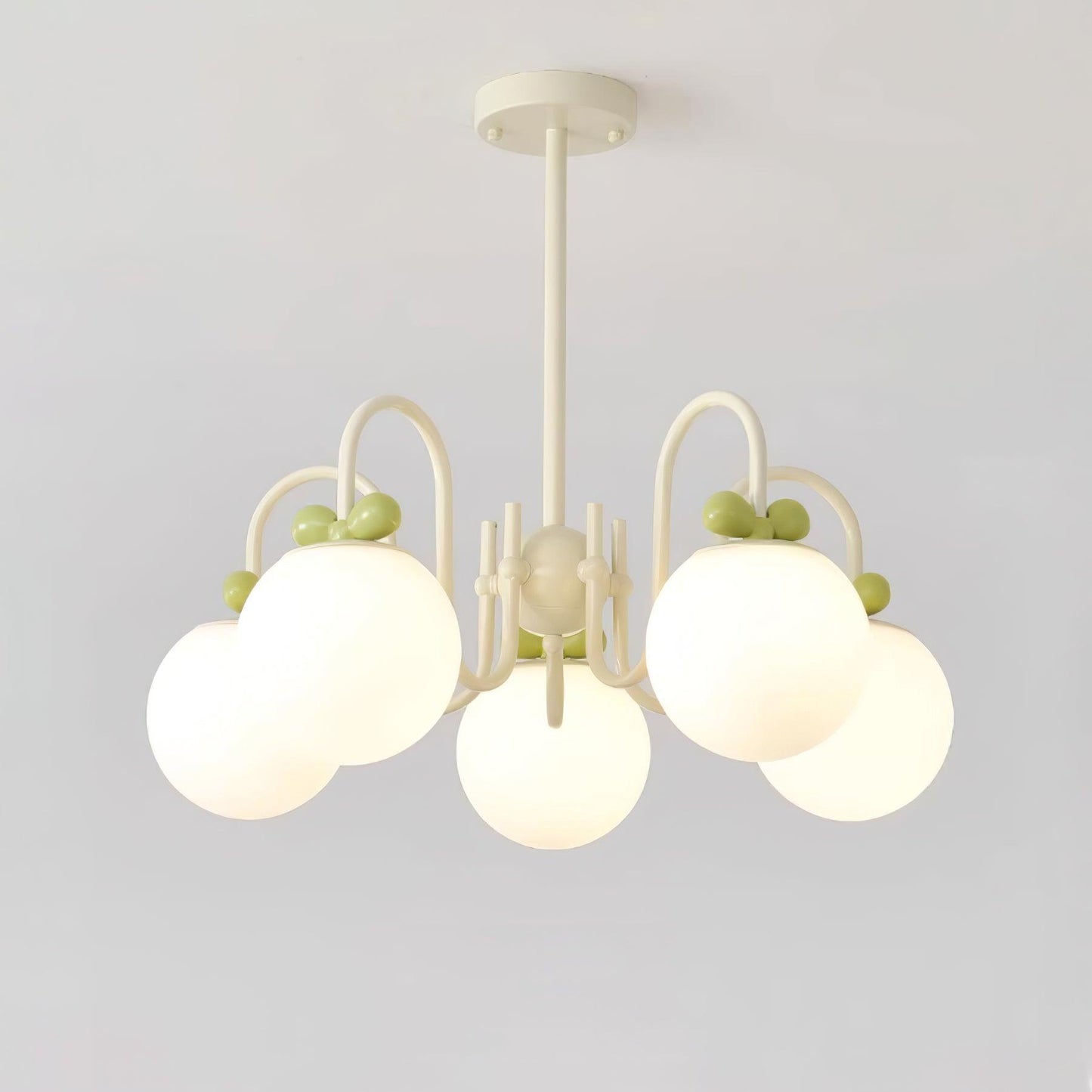 Cream Cherry Chandelier