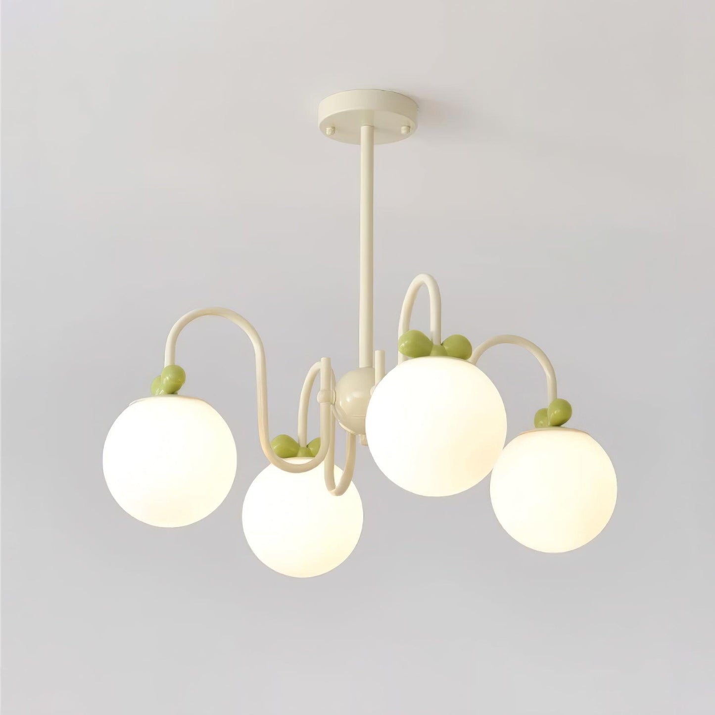 Cream Cherry Chandelier