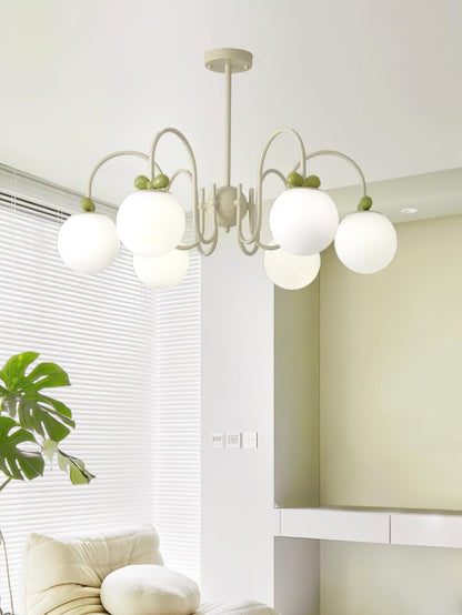 Cream Cherry Chandelier