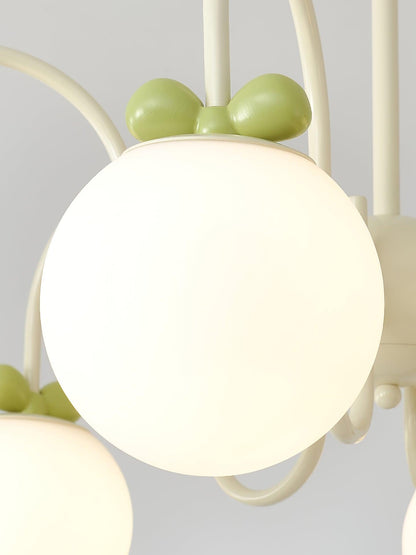 Cream Cherry Chandelier