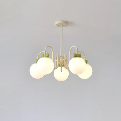 Cream Cherry Chandelier