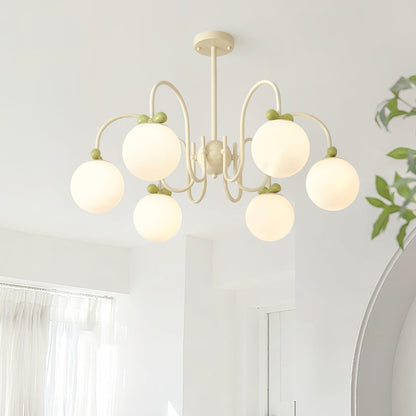 Cream Cherry Chandelier