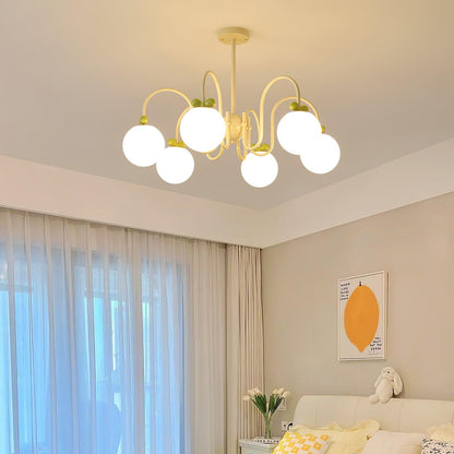 Cream Cherry Chandelier