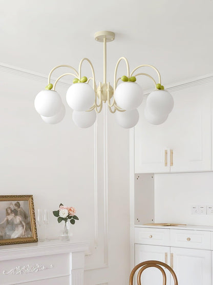 Cream Cherry Chandelier