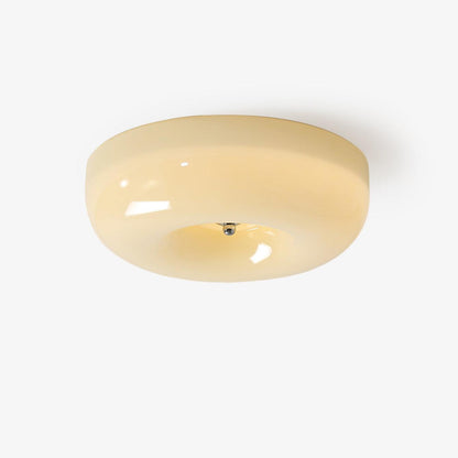 Cream Pudding Ceiling Lamp