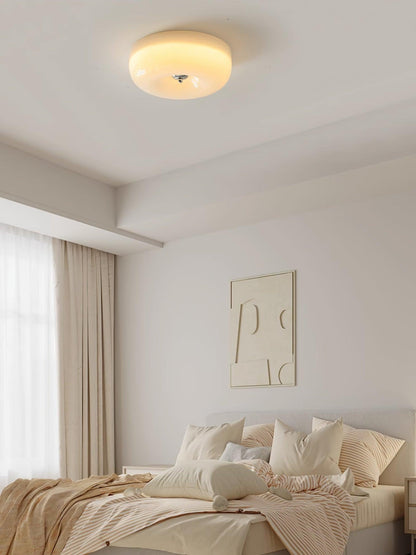 Cream Pudding Ceiling Lamp