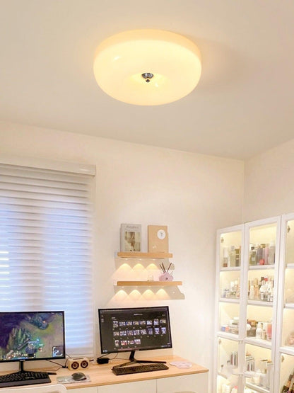 Cream Pudding Ceiling Lamp