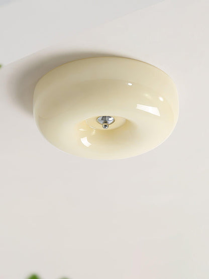 Cream Pudding Ceiling Lamp