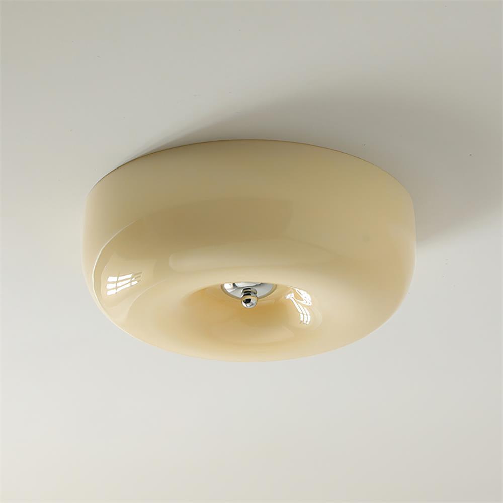 Cream Pudding Ceiling Lamp