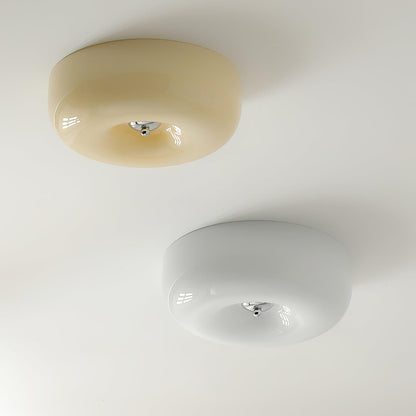 Cream Pudding Ceiling Lamp