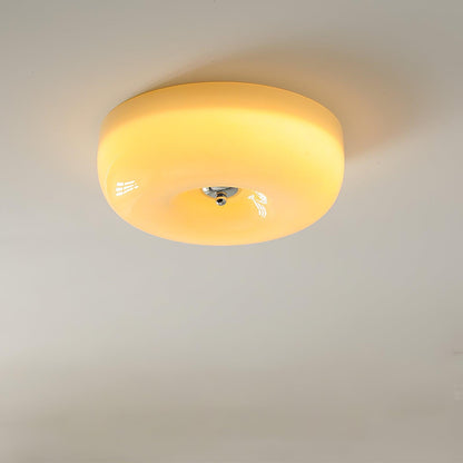 Cream Pudding Ceiling Lamp